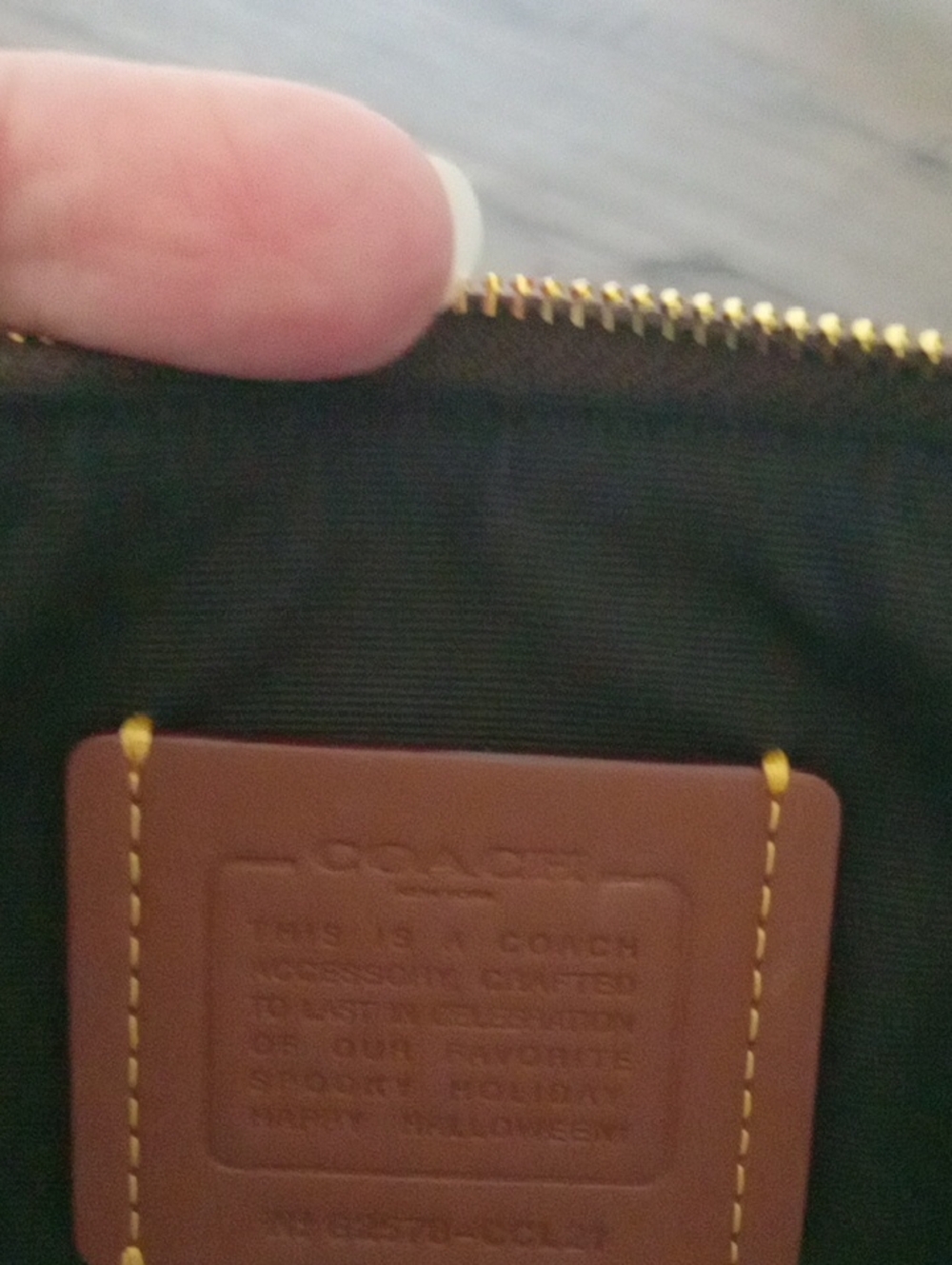 Coach Halloween Wristlet  NWT - Picture 4 of 5
